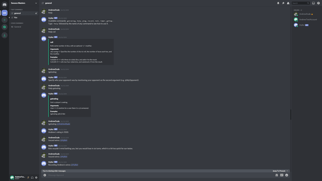 Hybot Discord Elo Bot Demo